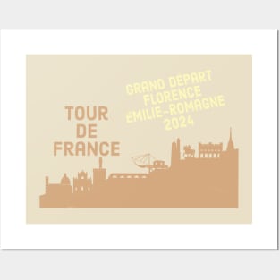 Tour de France Grand Depart Florence Emilie-Romagne 2024 Posters and Art